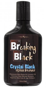 Breaking Black Crystal Black Dark Tanning Bronzer Lotion